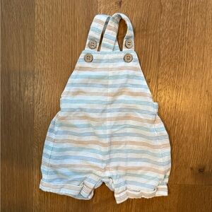 PURE BABY Linen Blend Short Overall